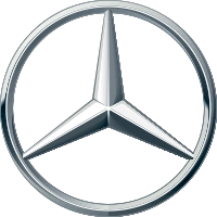 Mercedes-Benz Logo on Dealers Yard