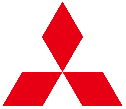 Mitsubishi Logo on Dealers Yard
