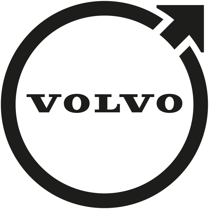 Volvo Logo on Dealers Yard
