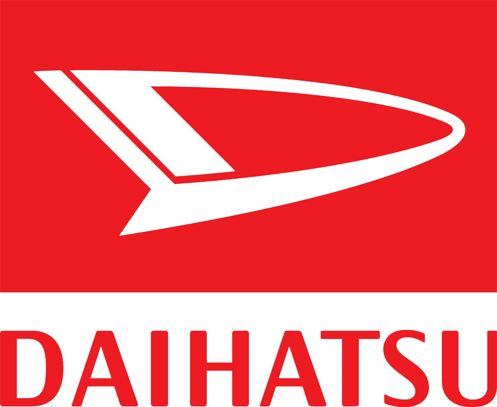 Daihatsu Logo on Dealers Yard