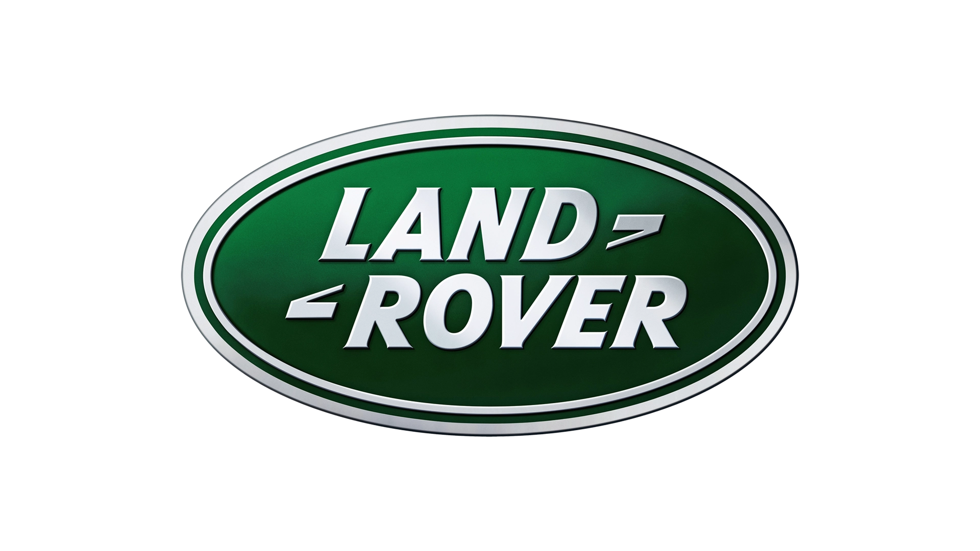 Land Rover Logo on Dealers Yard